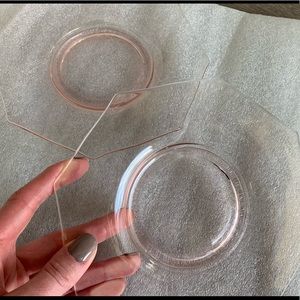 Pink Depression Plates